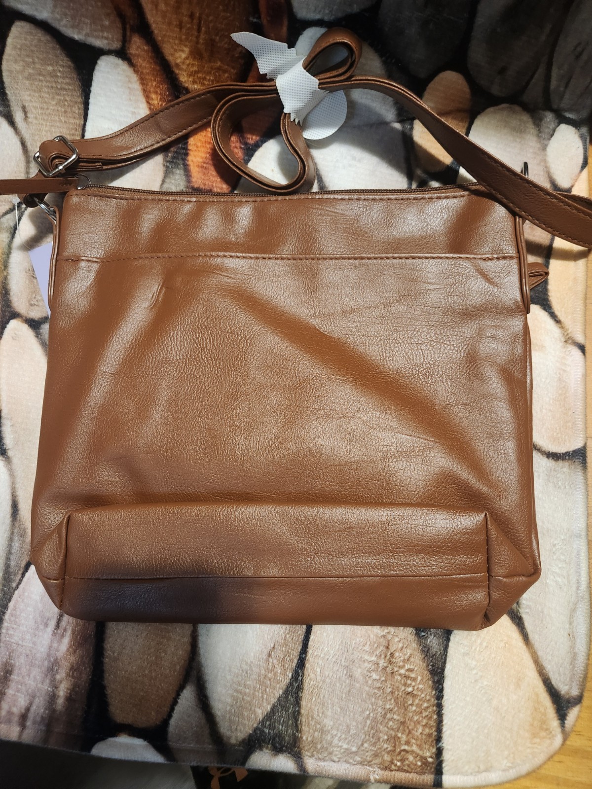 Just Be Shoulder Crossbody Bag Brown