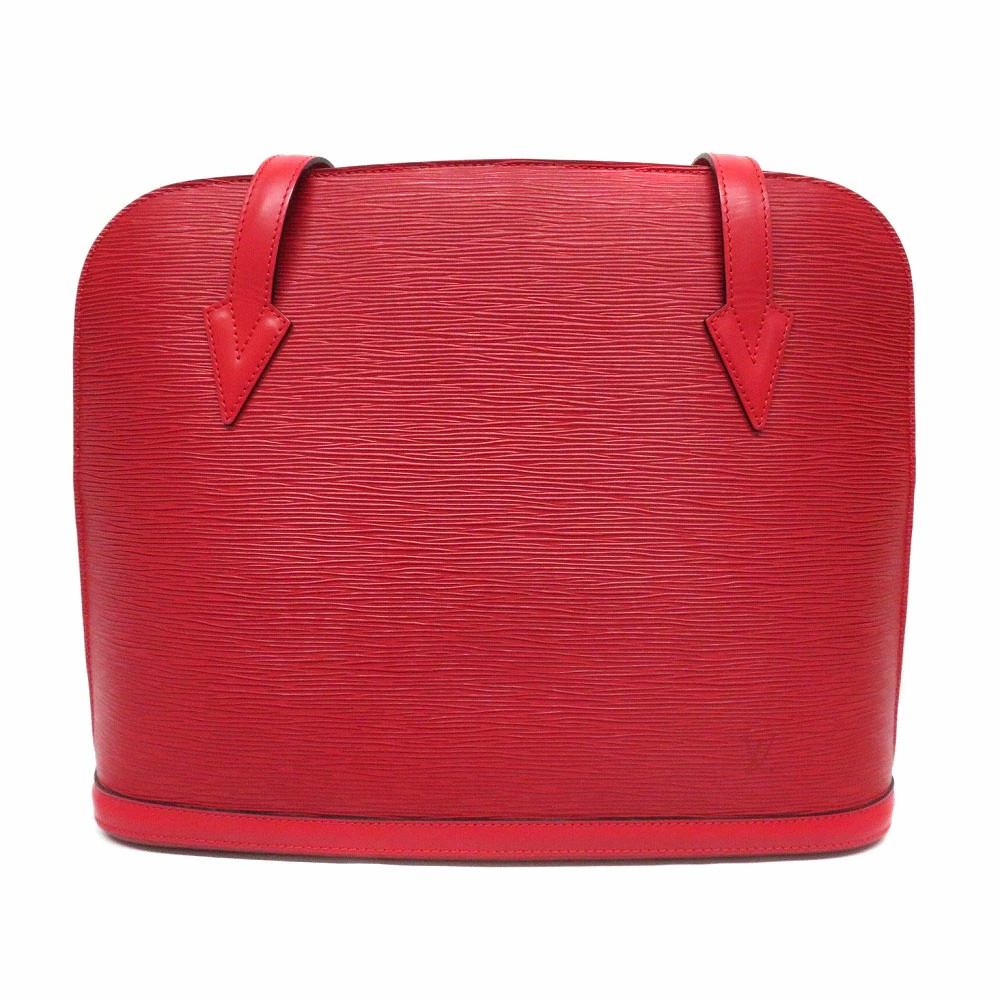 LOUIS VUITTON Lussac Epi Carmine Red Tote Bag