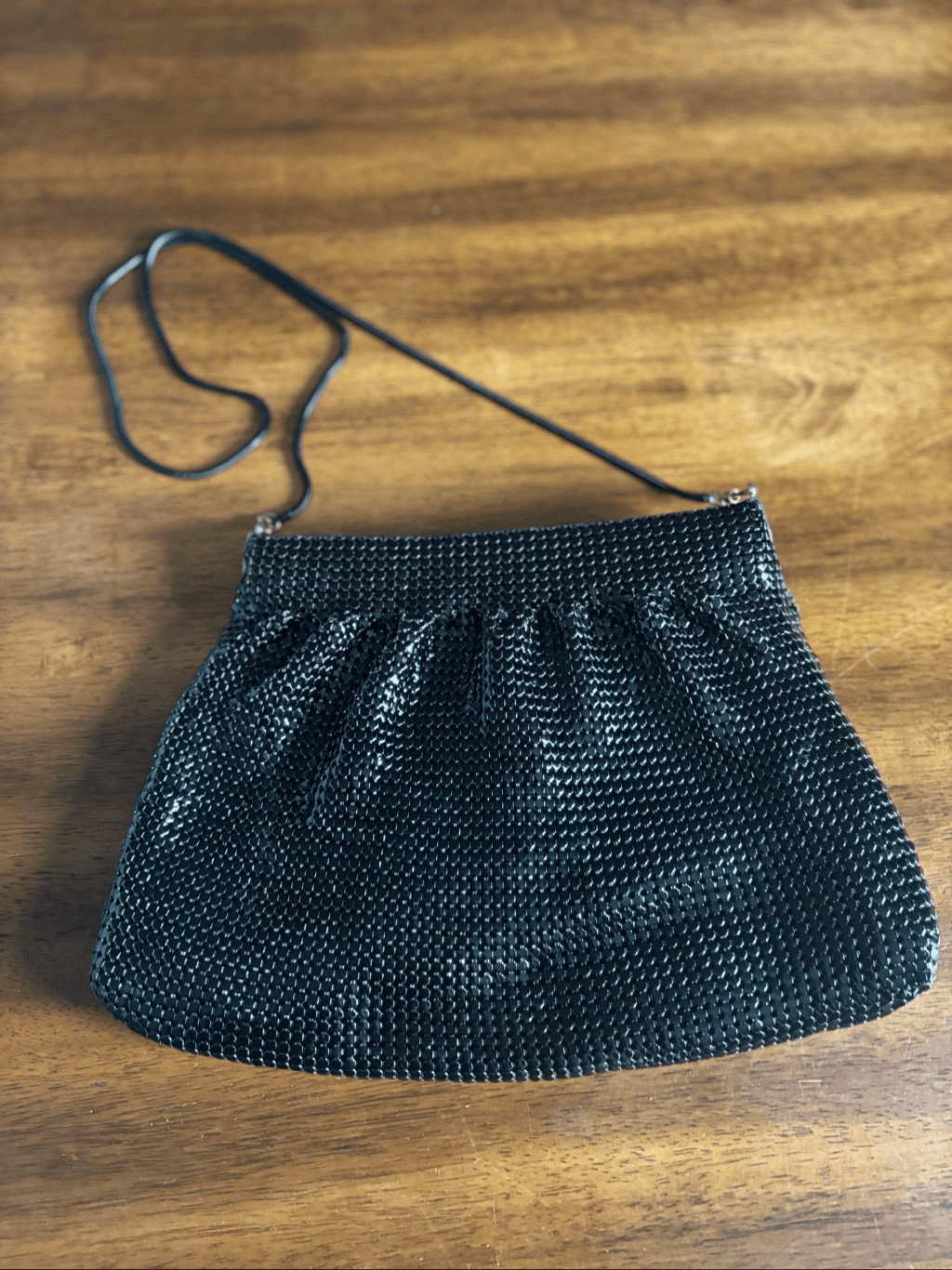 slinky metal mesh women’s purse