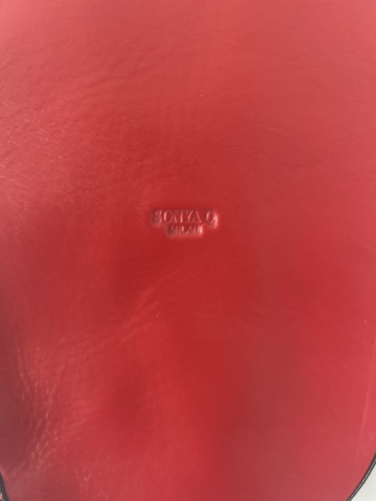 Handbag Italian Red Leather Purse Bucket Buttersoft: Very Emily In Paris NWT