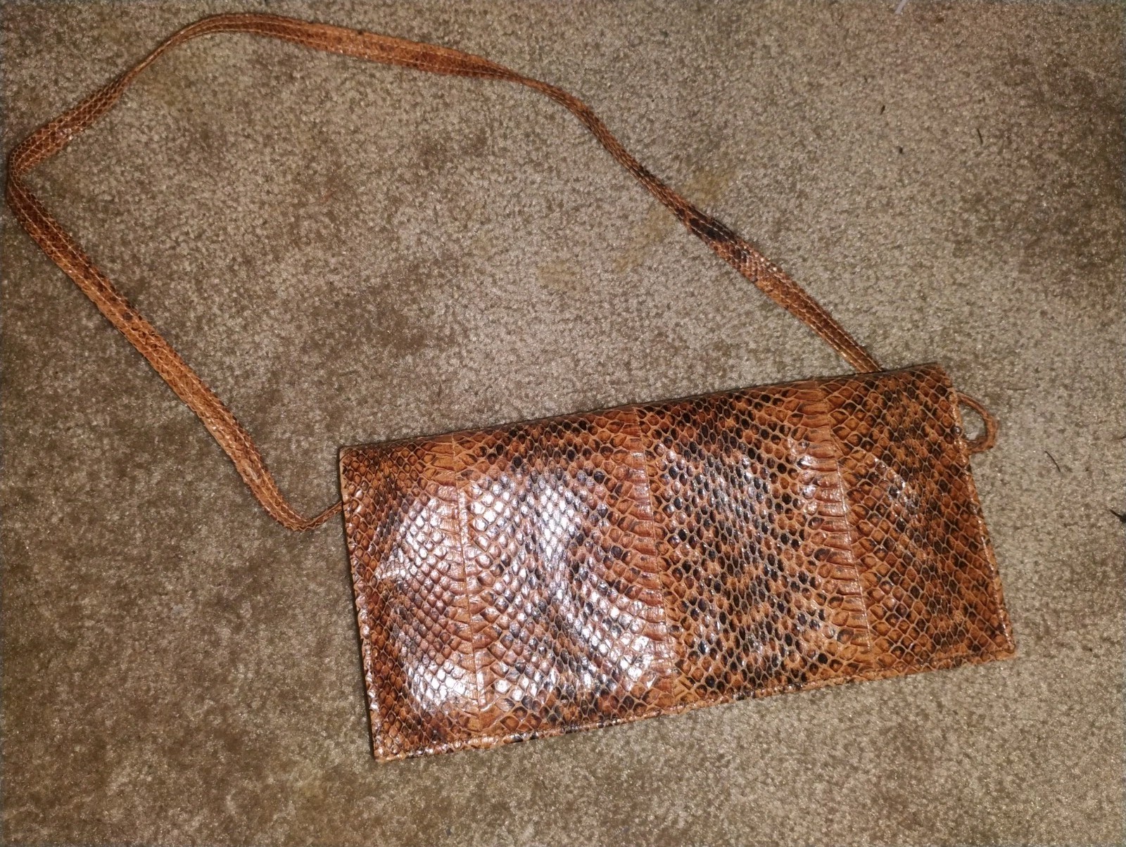 Genuine Snakeskin Shoulder Bag