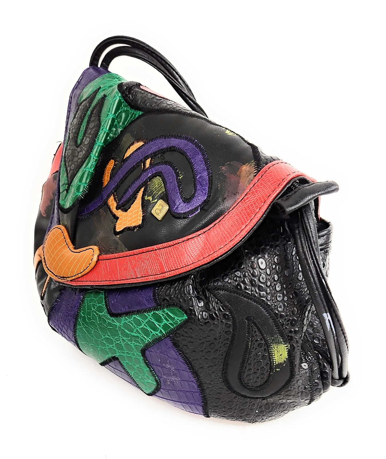 Vintage Nas Bag Made in Korea Colorful Patchwork