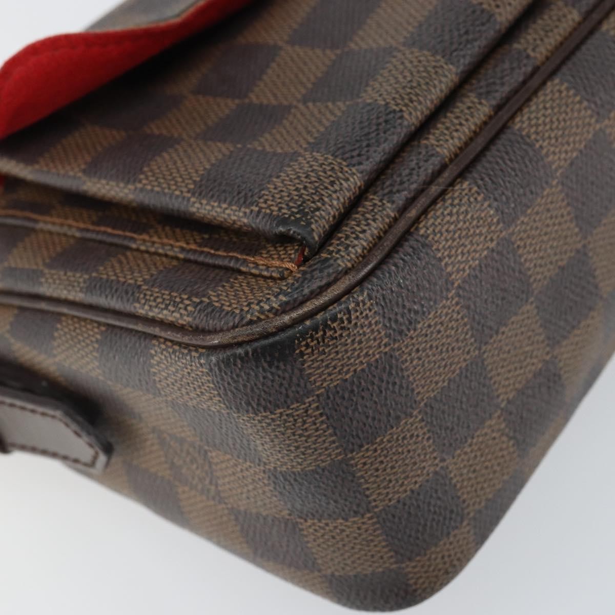 LOUIS VUITTON Damier Ebene Ravello GM Shoulder Bag N60006 LV Auth 161605