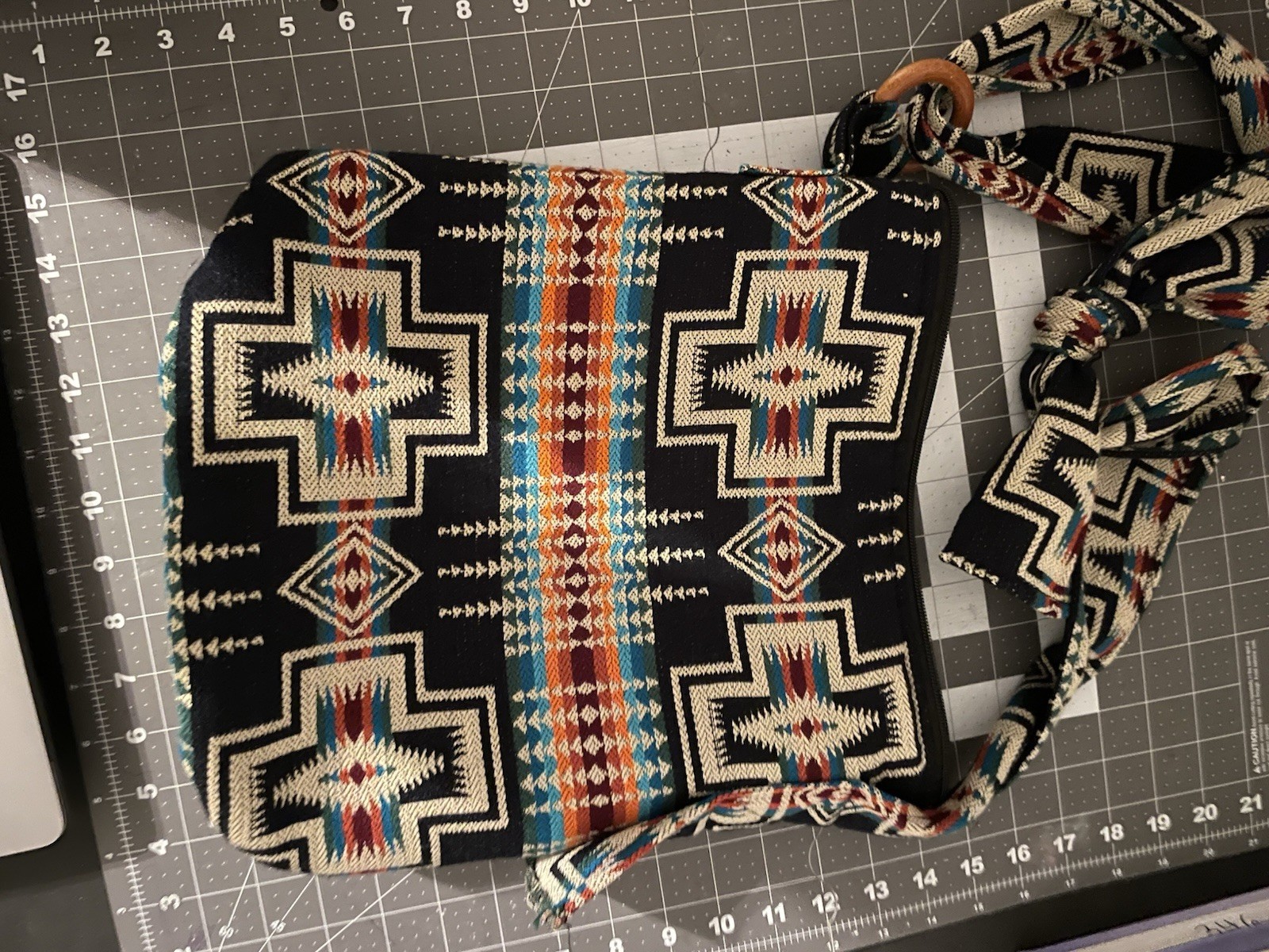 Andean Crossbody Hippie Bag | Artisan-Made | Handsewn in Ecuador