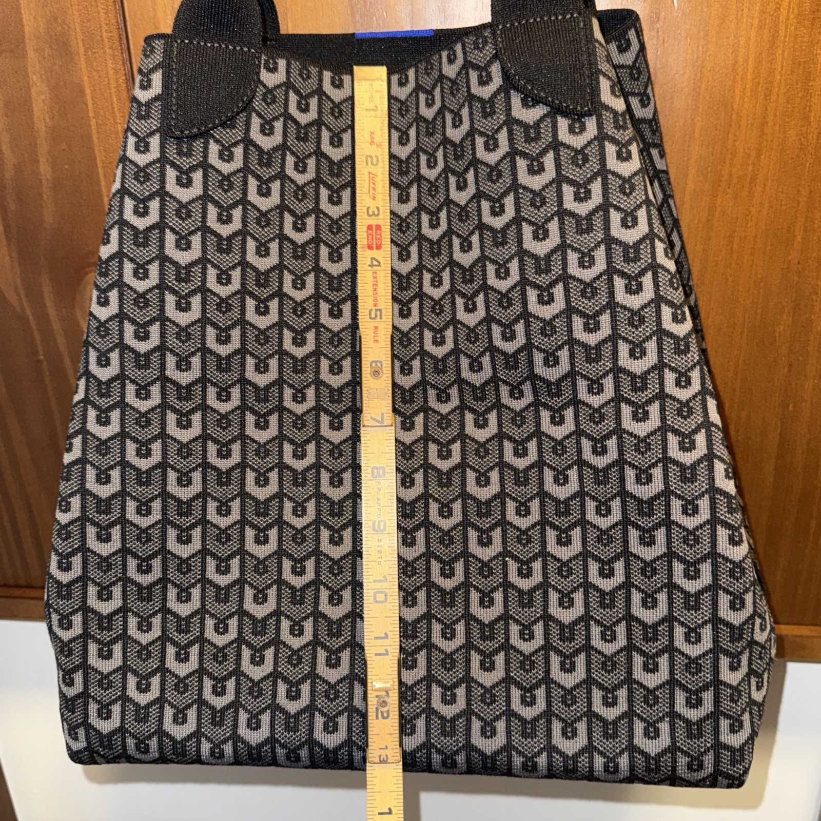 Rothys The Lightweight Tote Bag Rothy Signature Logo All Over Print Black