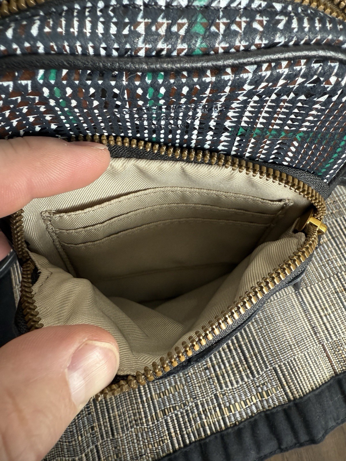 American Leather Co Cleveland Crossbody Bag Small Zip Purse