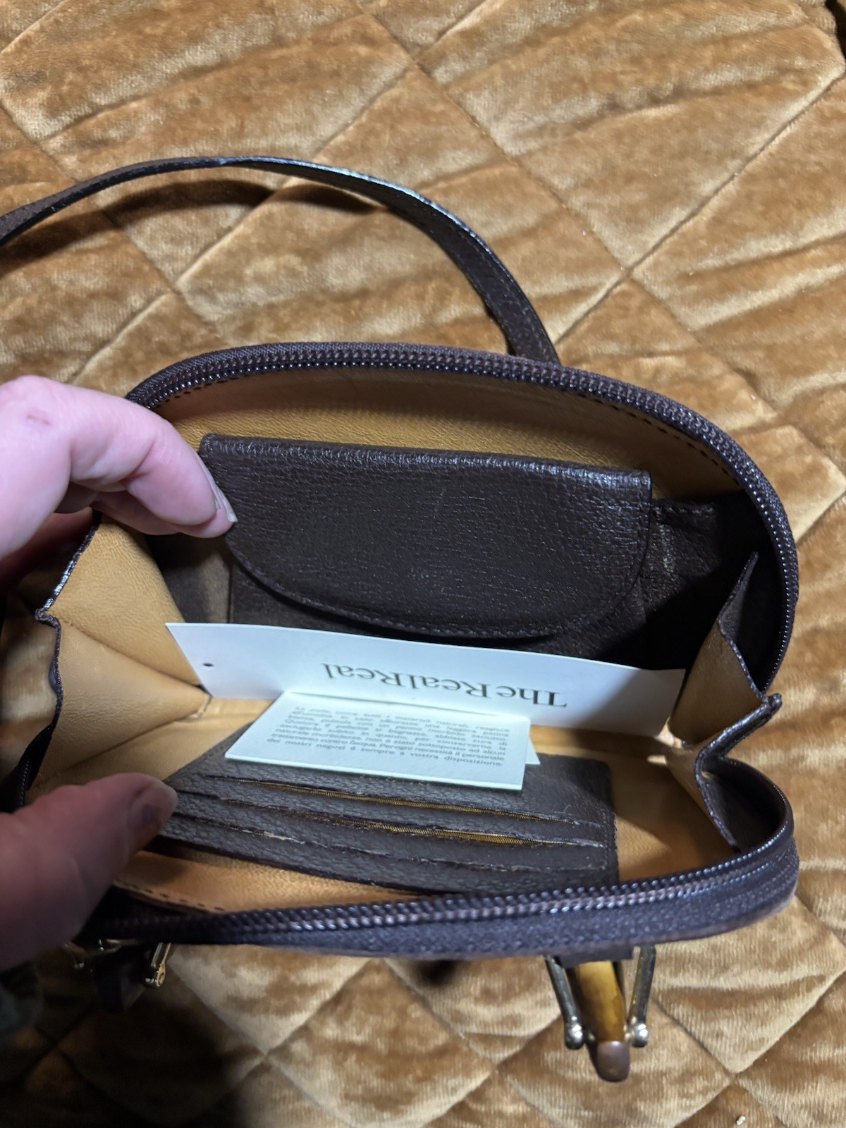 Micro Gucci Bamboo Wallet Purse