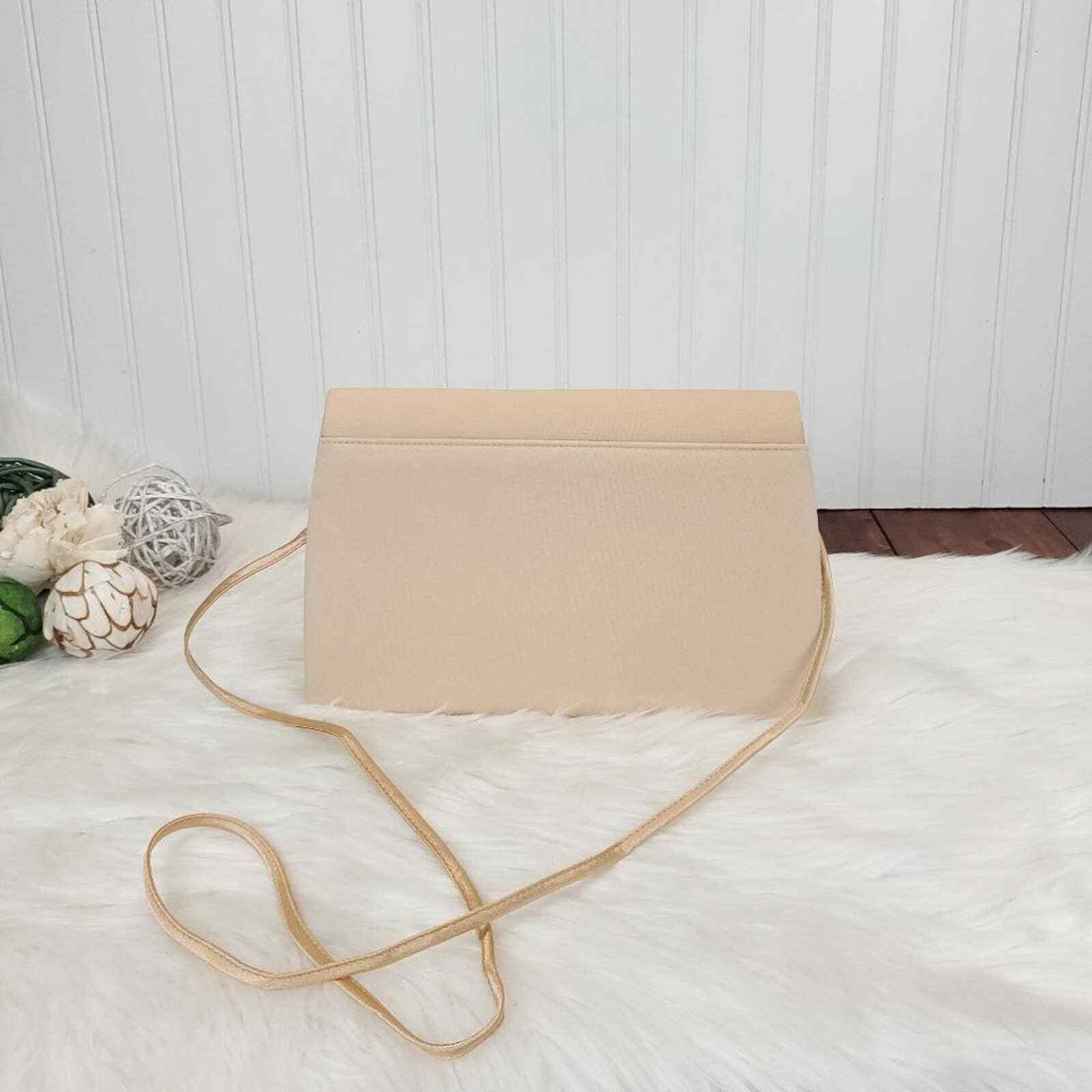 Vintage Midnight Velvet Polyester Crossbody Bag