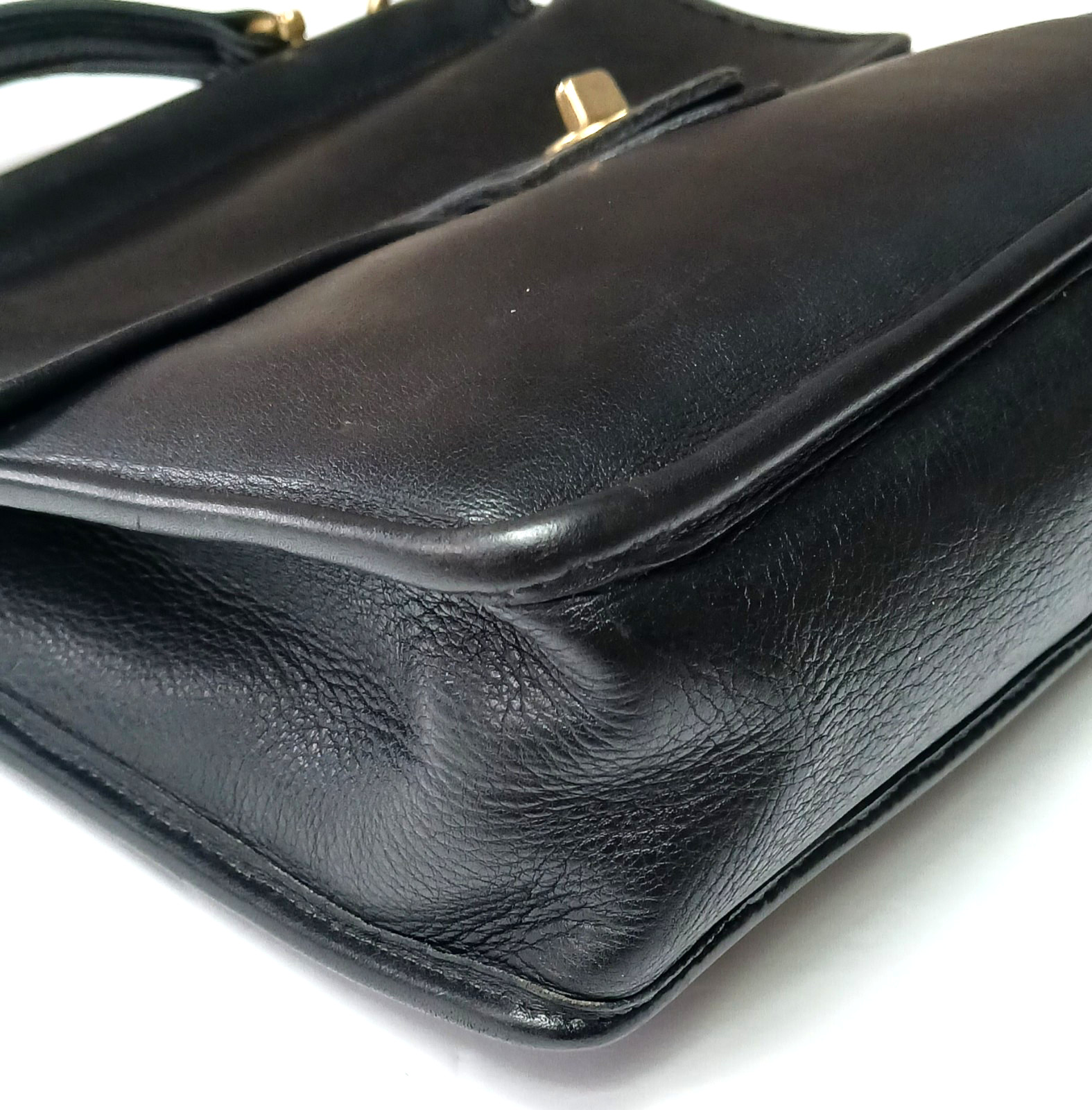 Vintage Coach 9927 Willis Crossbody * Satchel Bag Black Leather * UNITED STATES