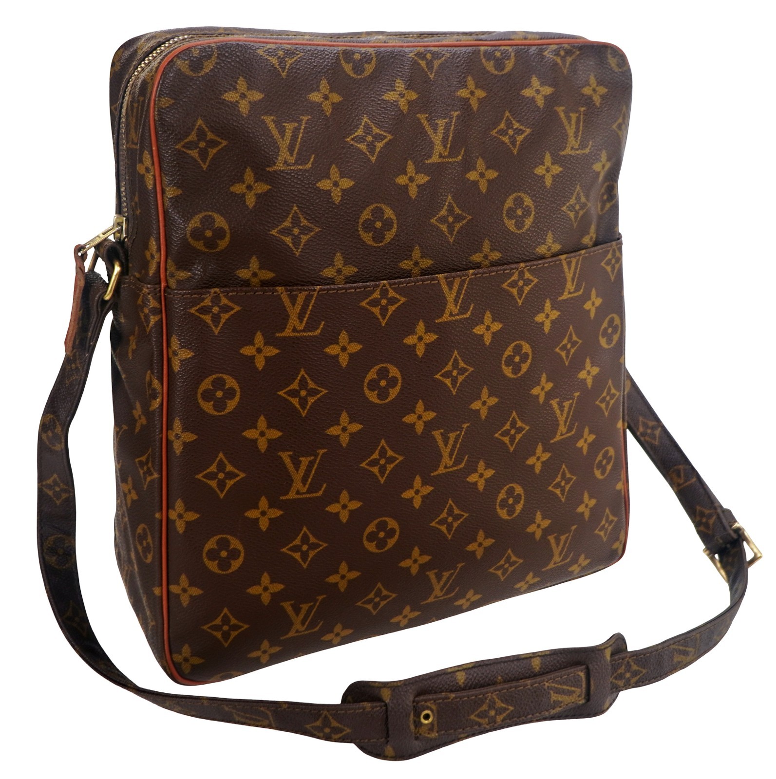 Vintage LOUIS VUITTON LV Monogram Leather MARCEAU Shoulder Crossbody Bag France