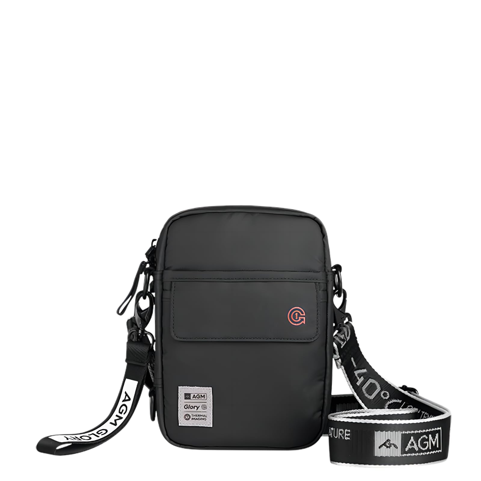Crossbody Bags for Men & Women, BLACK