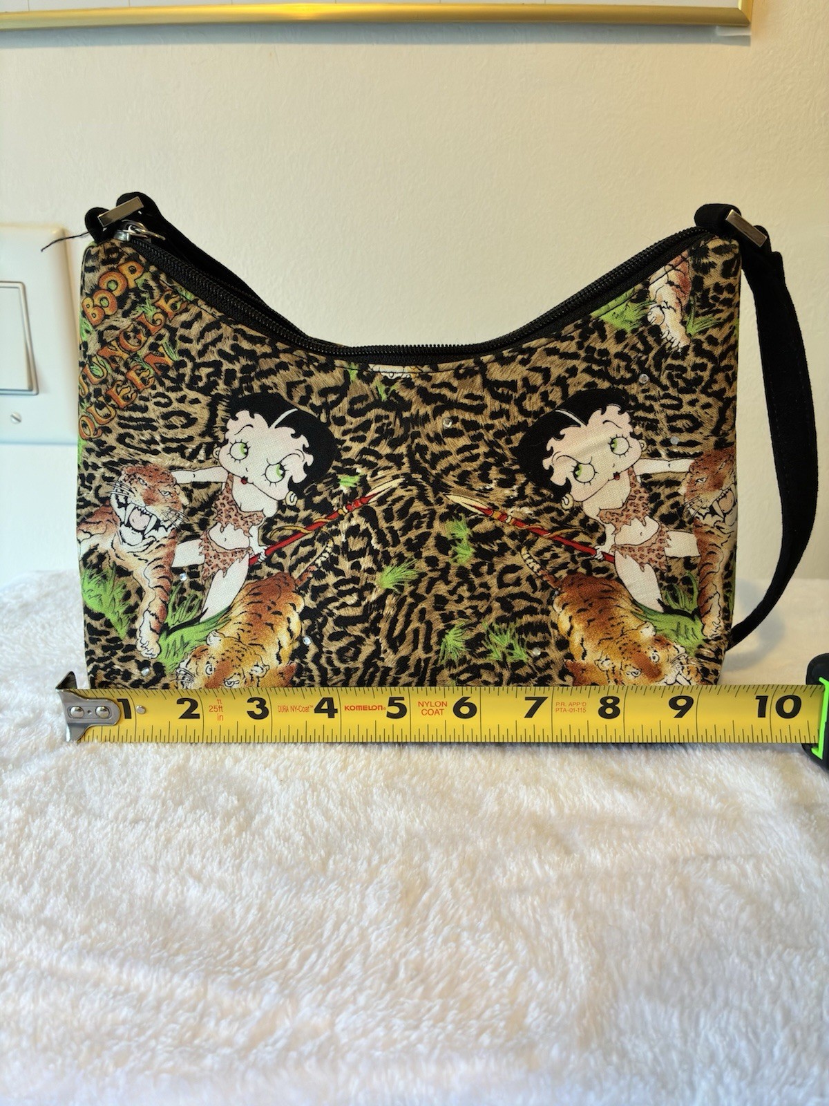 Betty Boop Jungle Queen Leopard Print Vintage Y2k Animal Print Mini Purse Micro