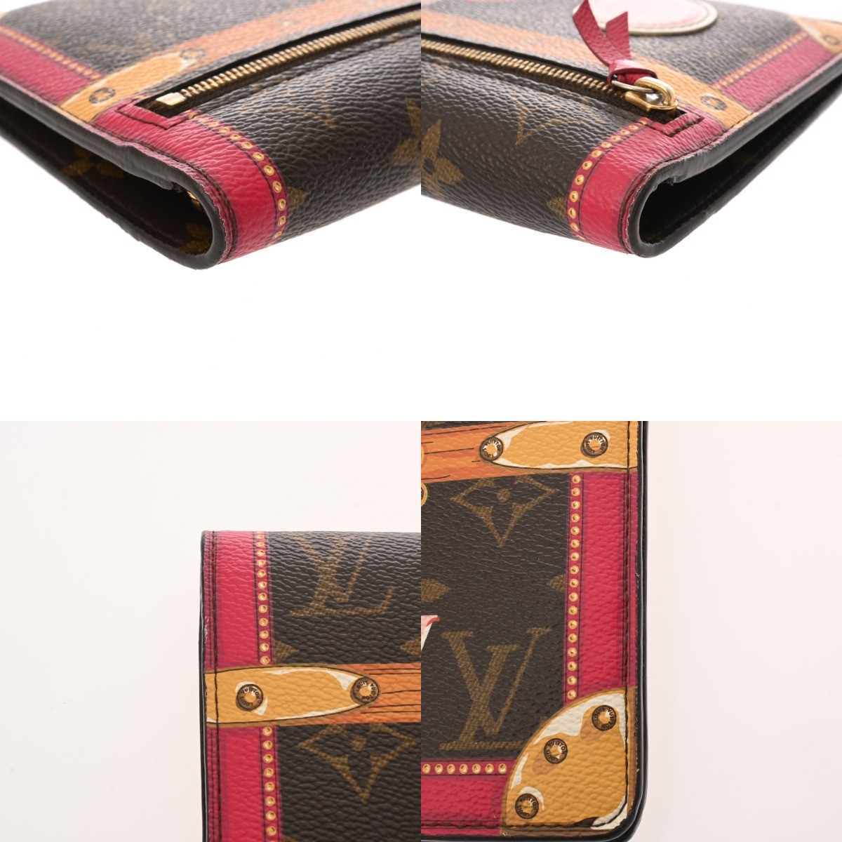 Louis Vuitton Pochette M62456 Wallet Monogram Canvas Brown #WB2723