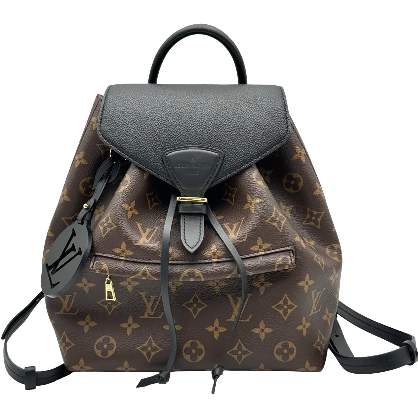 LOUIS VUITTON Montsouris NM PM M45515 Brown Monogram Canvas #1240