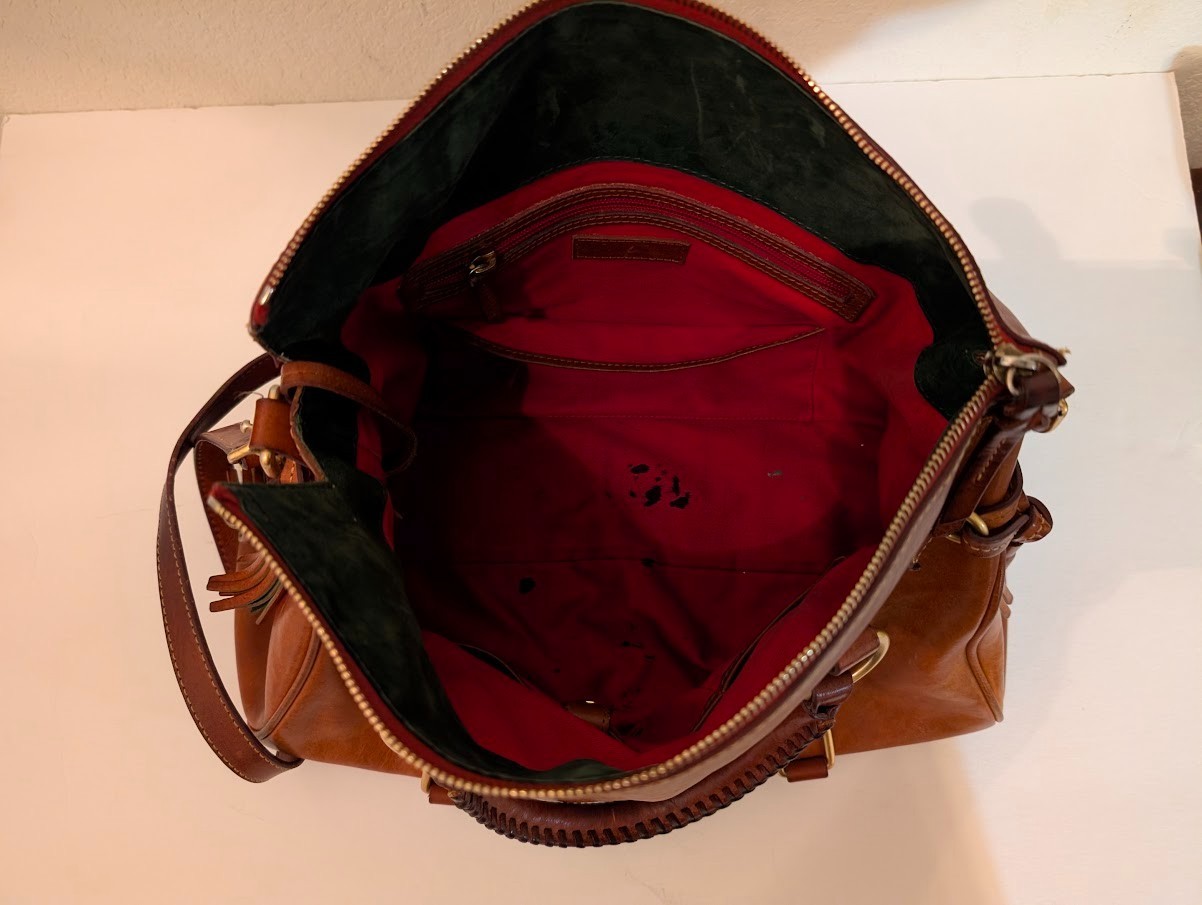 Dooney & Bourke Florentine Satchel – Chestnut Leather