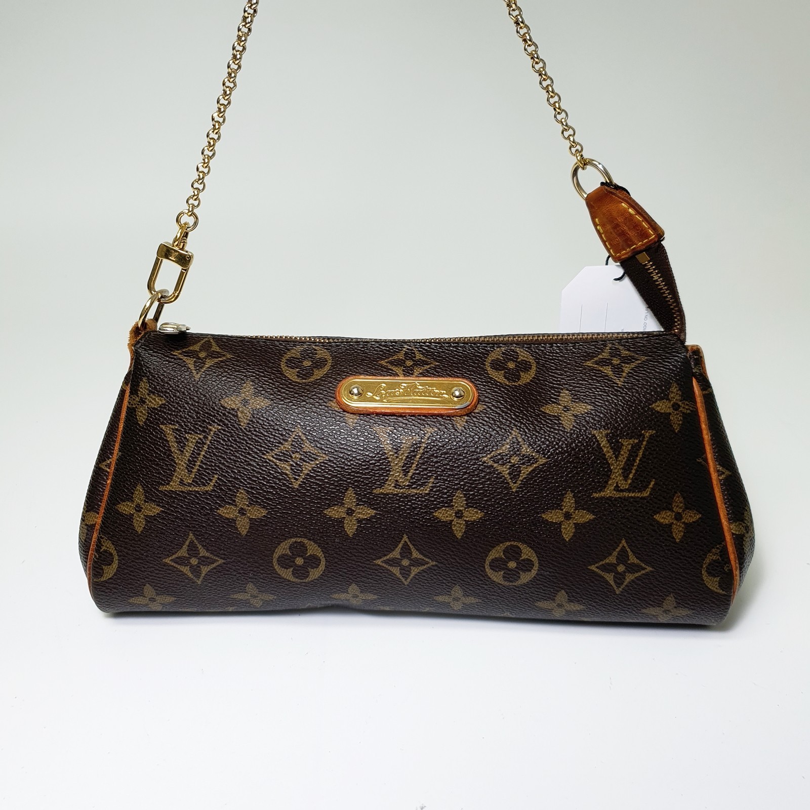 NO TARIFF Authentic Louis Vuitton Eva Clutch Monogram M95567 With Invoice LF506