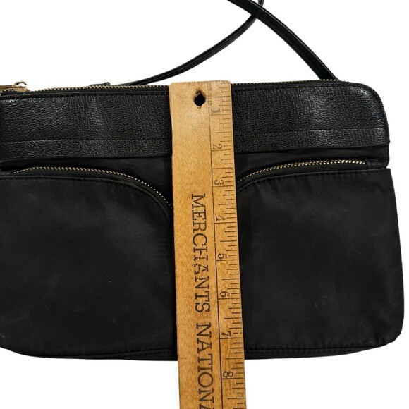 Tutilo New York Boost Crossbody Handbag Purse Black Nylon Travel Bag Clutch