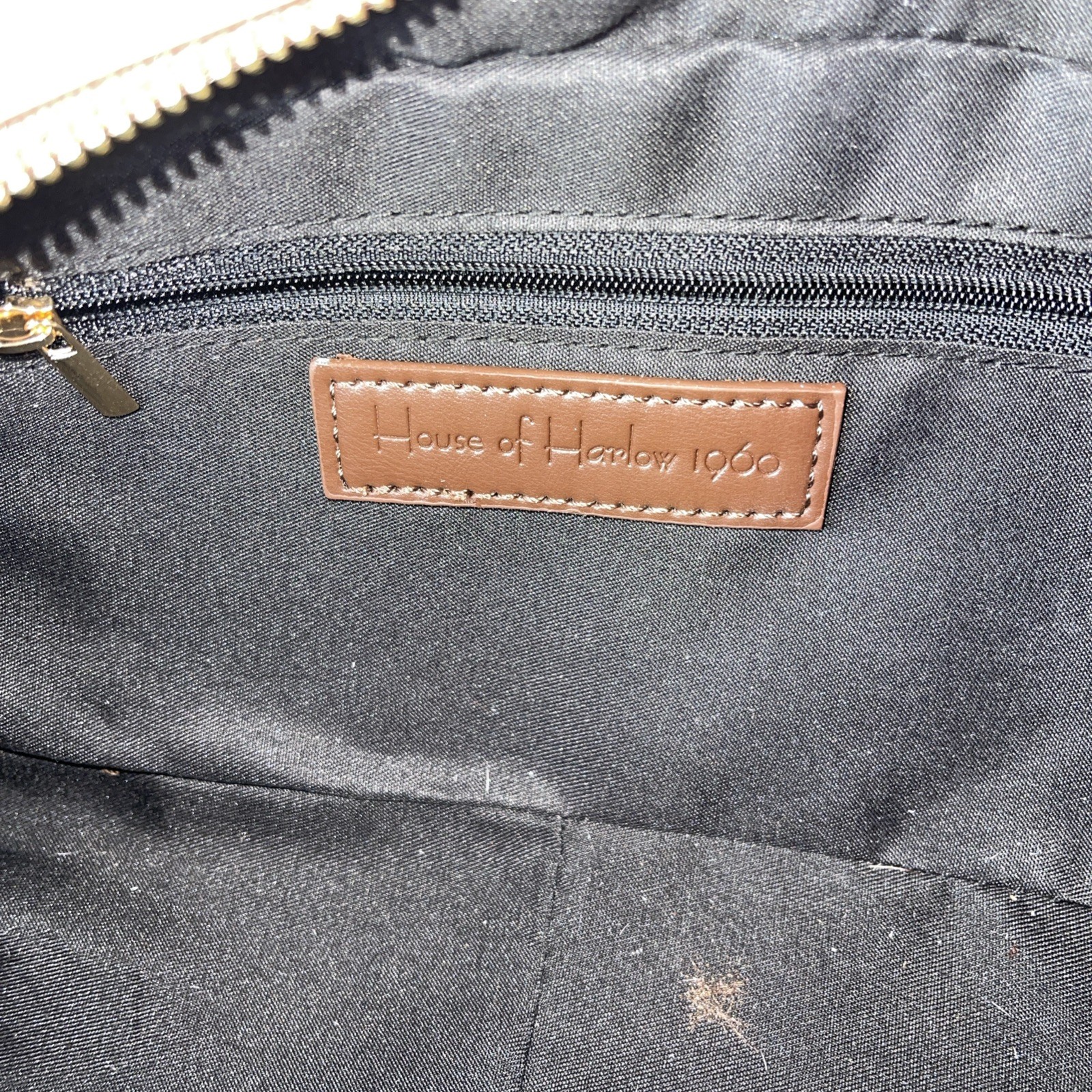 House of Harlow 1960 Spotted Calf Skin Leather Bag- Sleek, Chic & Classy.