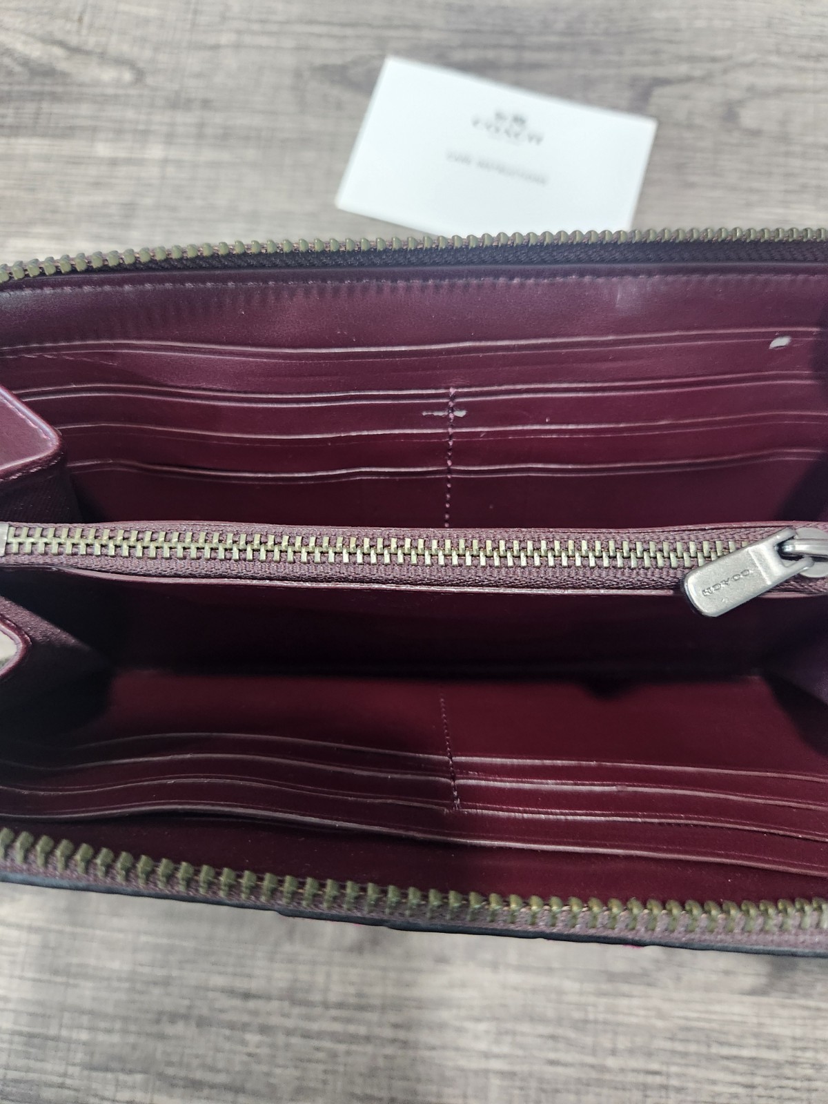 Coach Burgundy Pink/Black Stripe Crossbody Zip And matching Wallet Legacy 75th