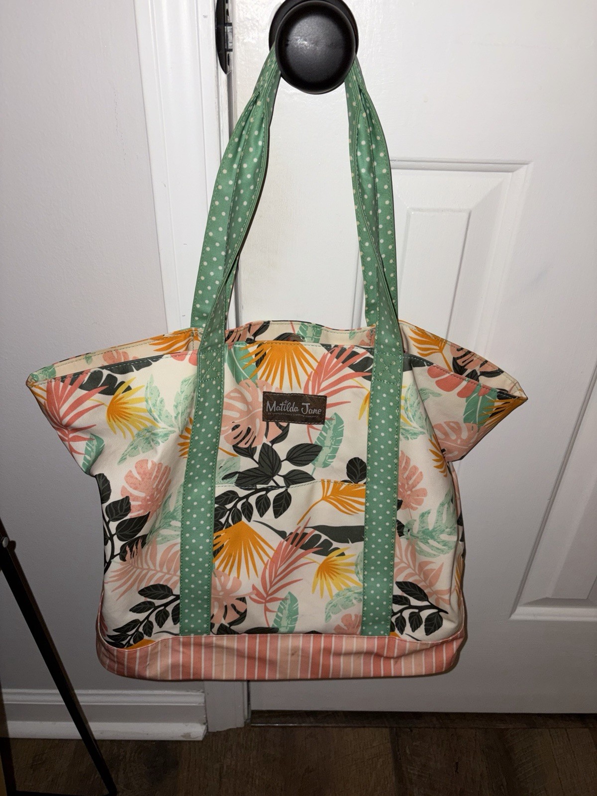 Womens/girls Matilda Jane Dream chasers Golden Island tote bag 20.5″ x 15″ NWT