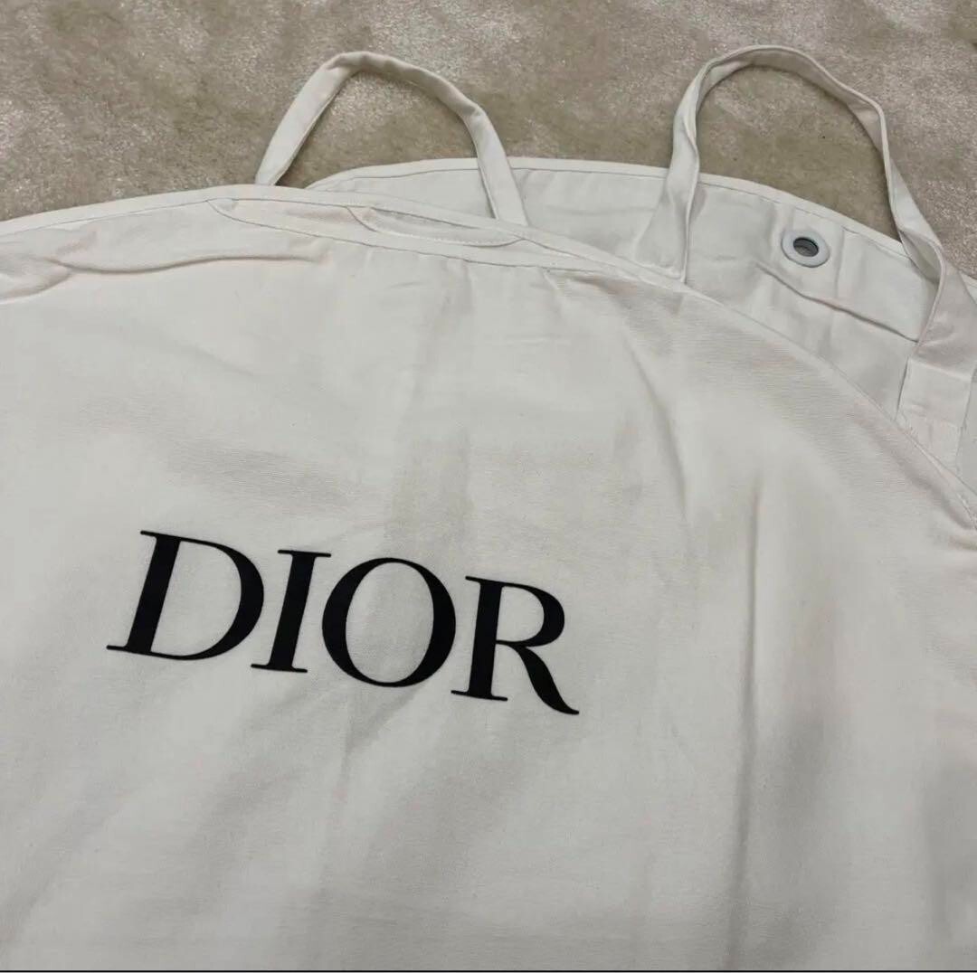 Christian Dior Garment Clothes Bag Cotton Canvas Large 160x60x9cm Unused