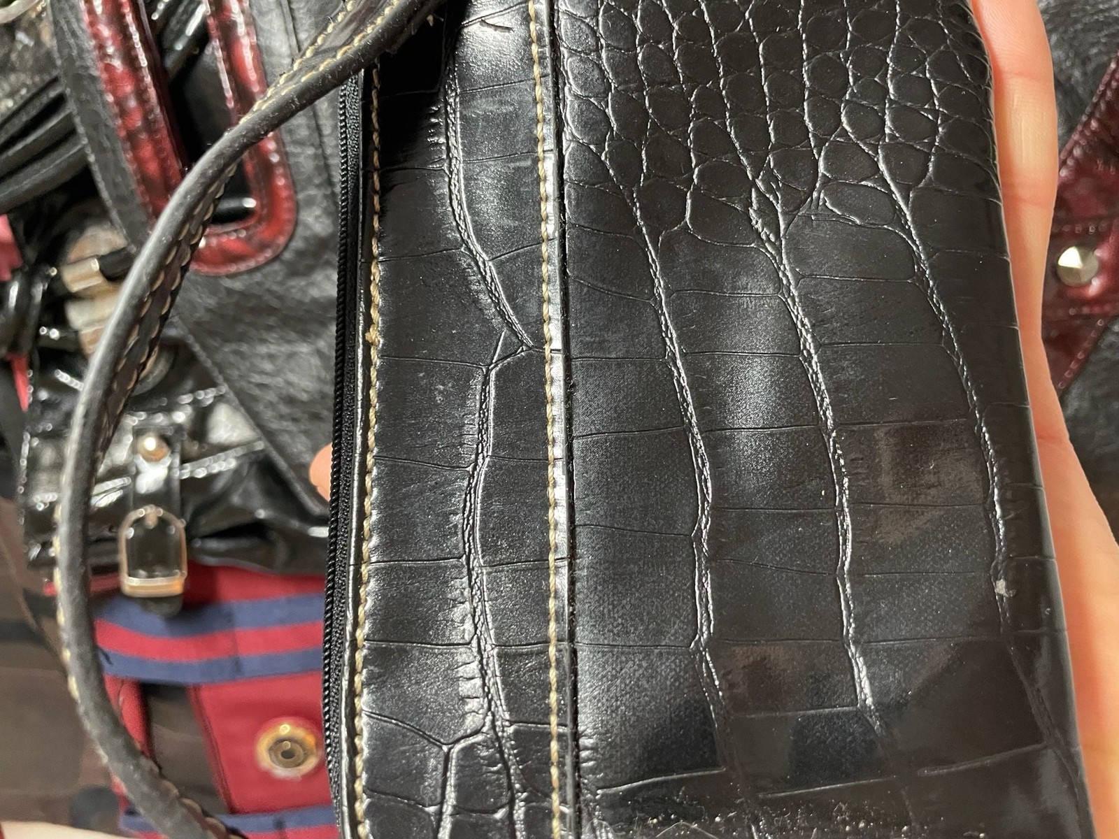 Lot of 7 Women’s Handbags and Wallets: Rockawear, Tommy Hilfiger, Nine West