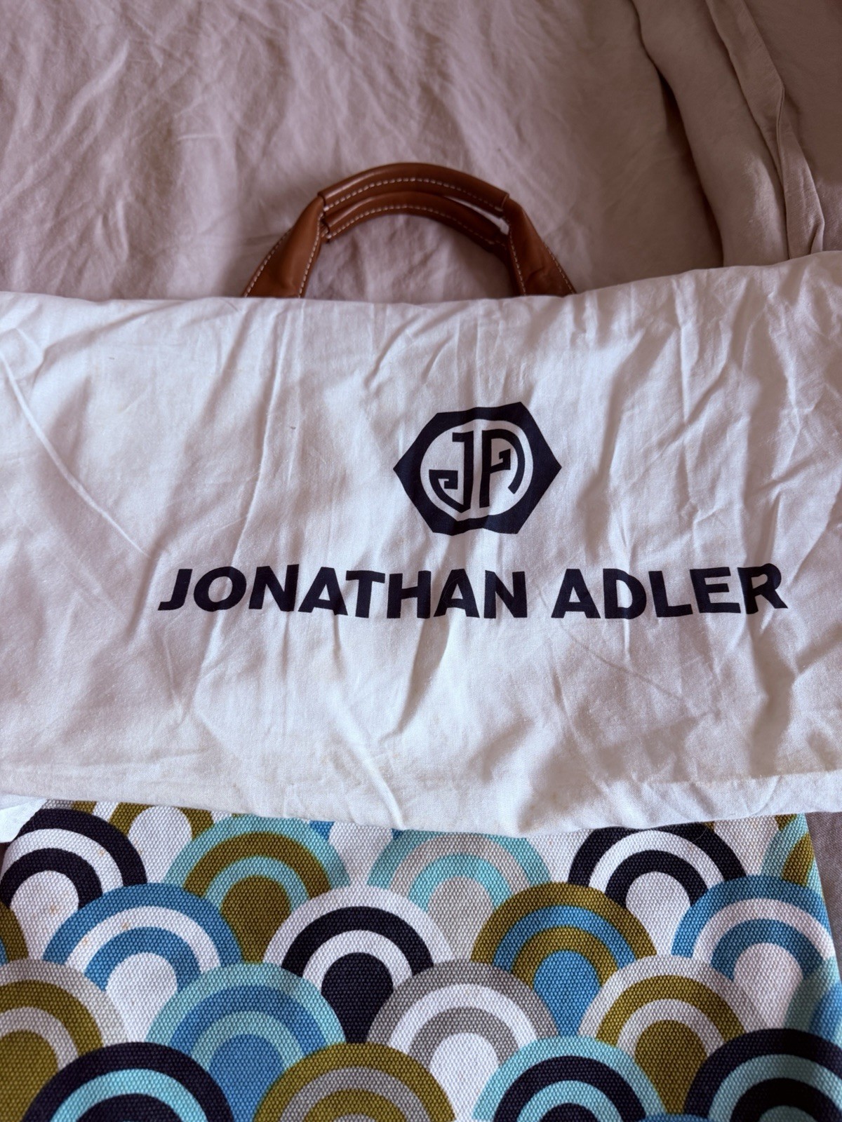 Johnathan Adler Handbag With Dust Bag