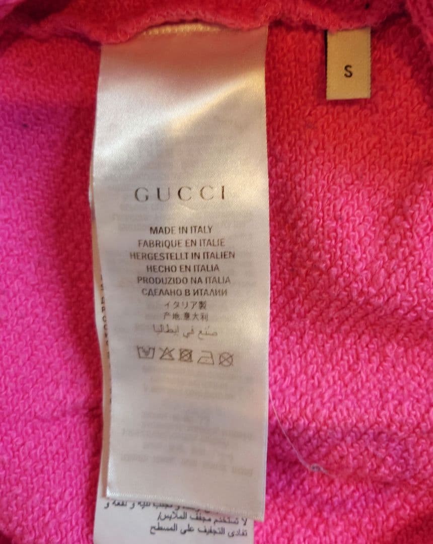 Gucci MAISON DE L’AMOUR Cotton Sweater Long Sleeve Italy Made