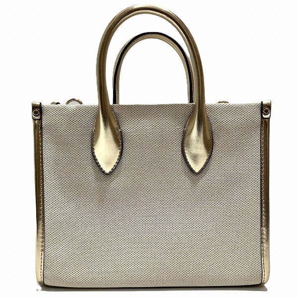 Michael Kors Top Zip Canvas Shoulder Bag – DUTY FREE