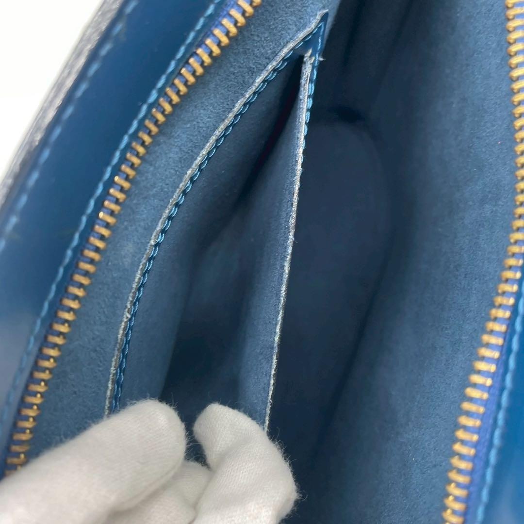 Louis Vuitton Saint Jacques Blue Epi Leather Tote Bag – Great Condition – Auth