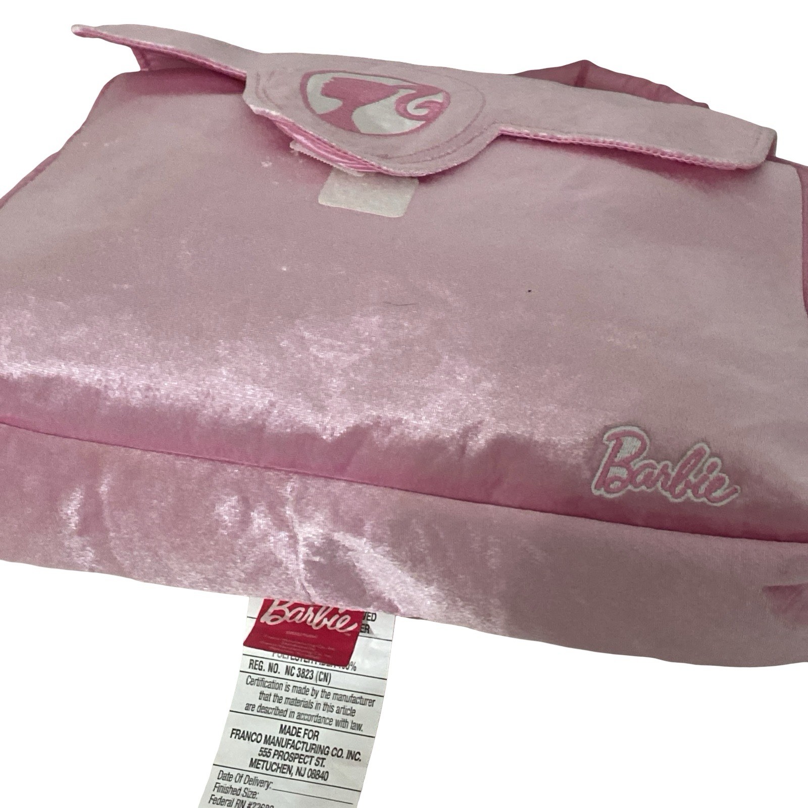 Barbie Plush Decorative Pillow Purse Pink 16X11 ECU