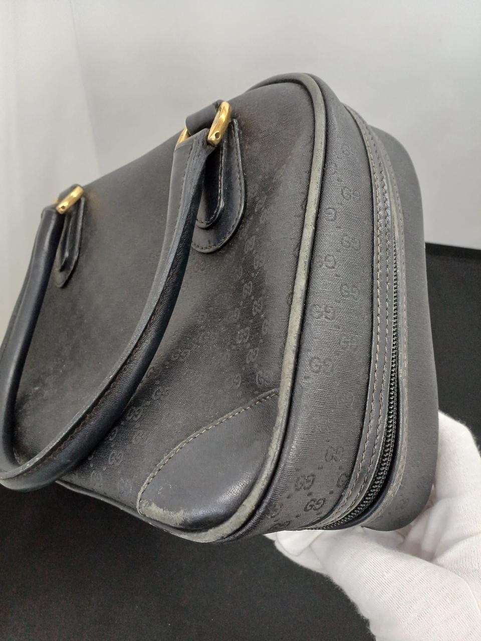 GUCCI Mini Handbag Black 9.8 inch