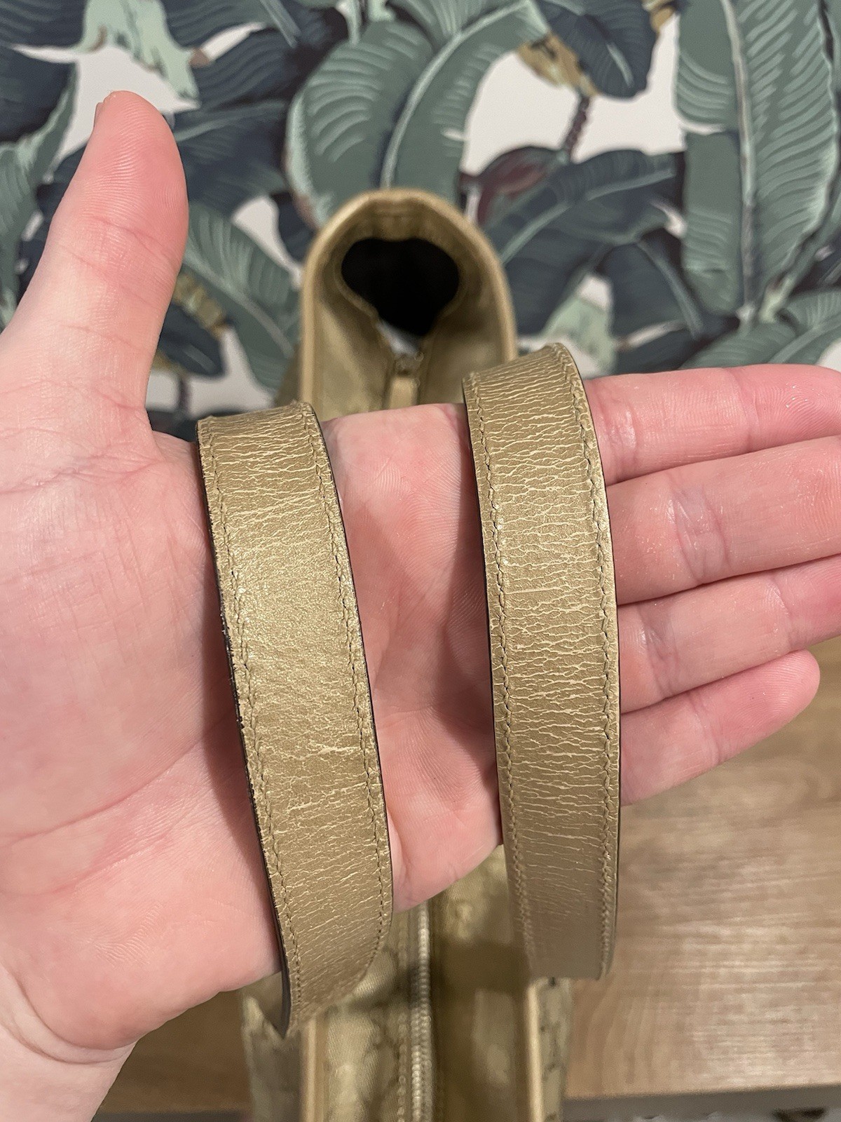 Gucci GG Gold Imprime Supreme Canvas/Leather Tote Bag