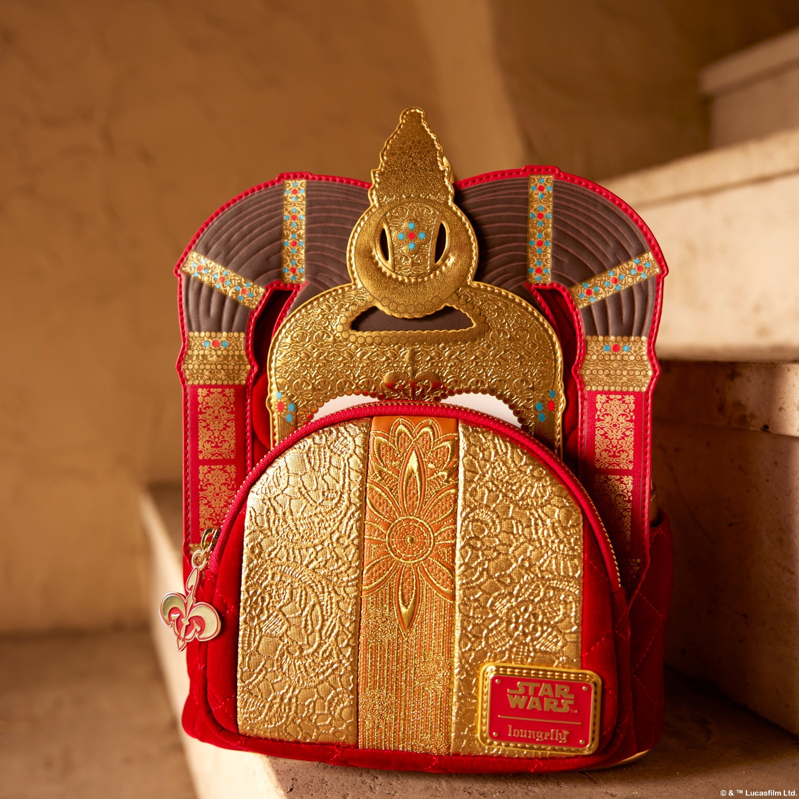 Loungefly Star Wars 25th Anniversary Queen Amidala Cosplay Mini Backpack NWT