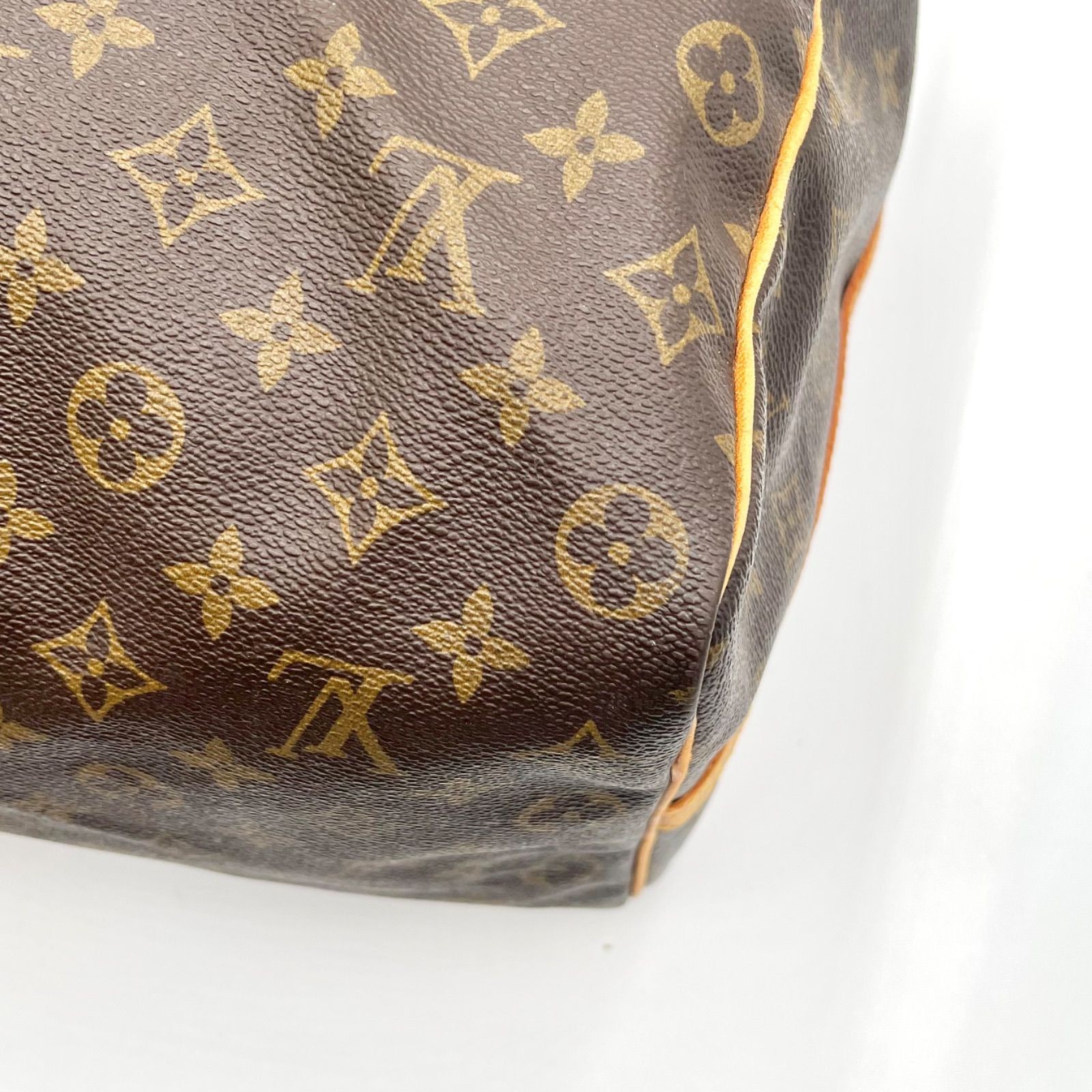Auth LOUIS VUITTON MonogramKeepall Bandoulière 50 2Way Boston Bag M41416 2Y9386