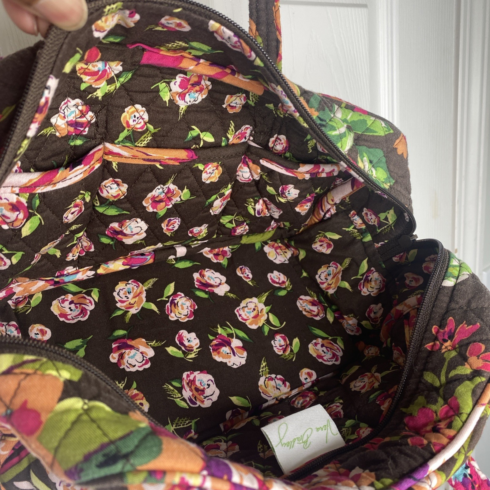 Vera Bradle Shoulder Bag English Rose