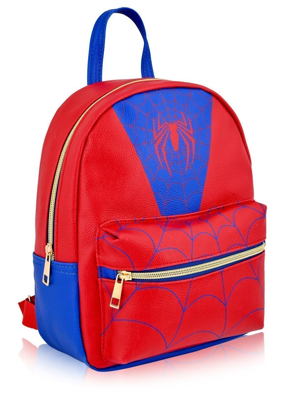 Marvel Spiderman Backpack for Men, Women, Unisex | Cute PU Leather 10″…