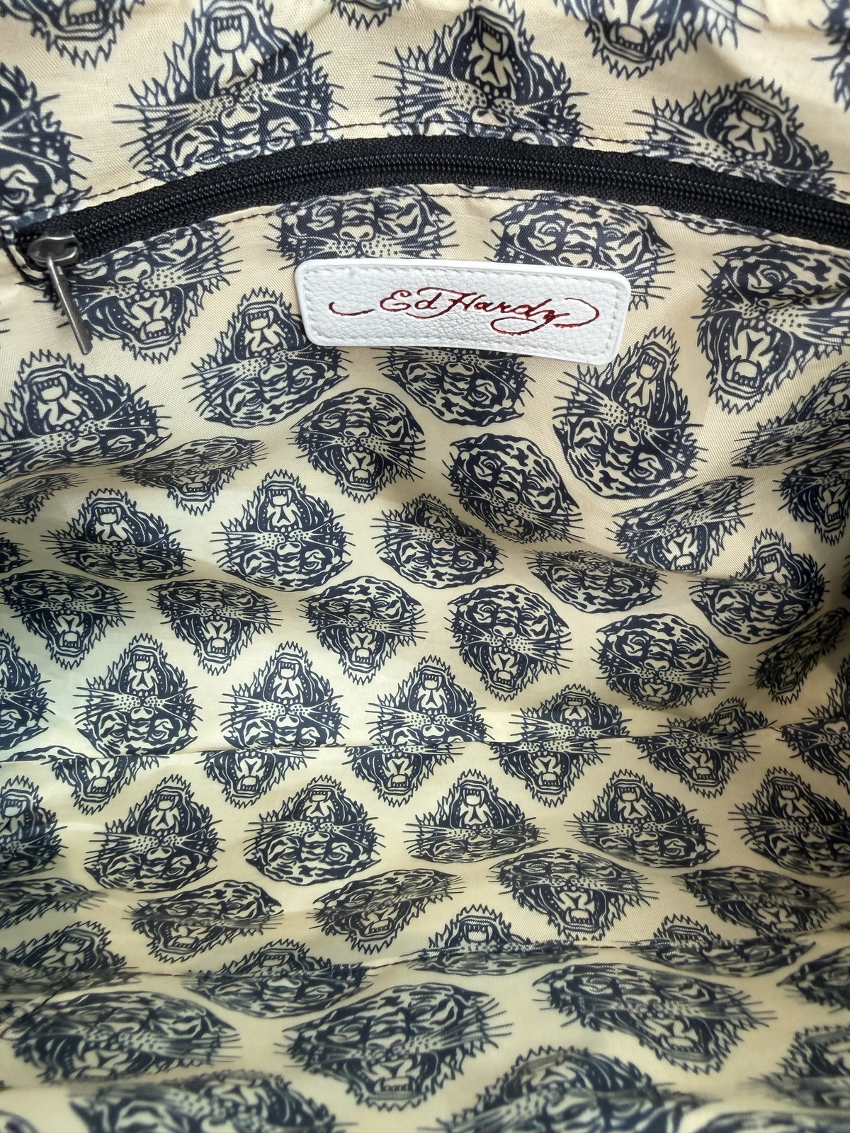 Ed Hardy Love Kills Slowly leopard bag