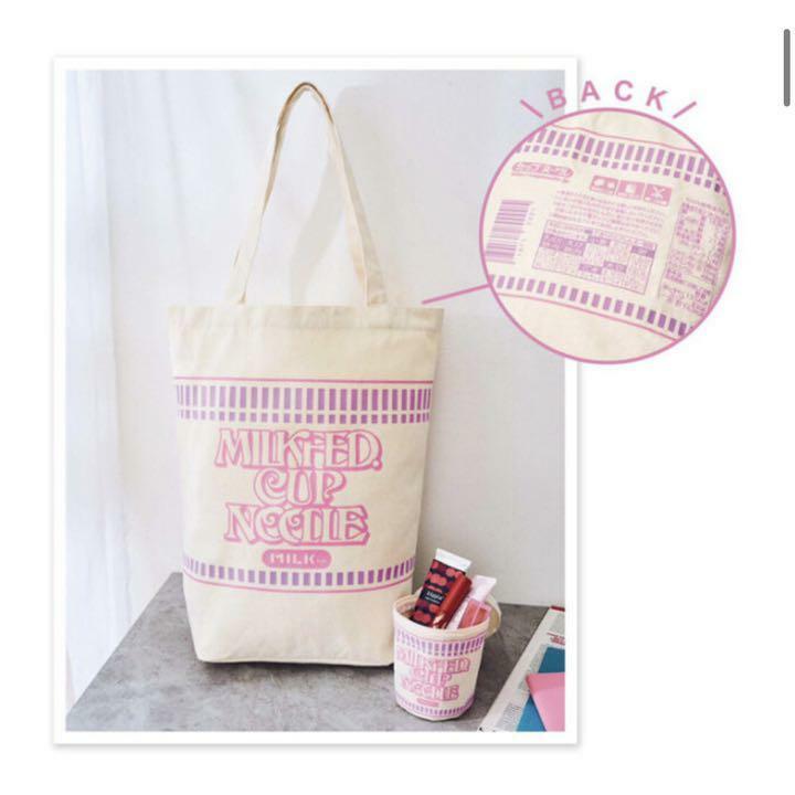 CUP NOODLE x MILKFED 50th Shoulder Bag Special Book 38cm x 34cm x 13cm + Pouch