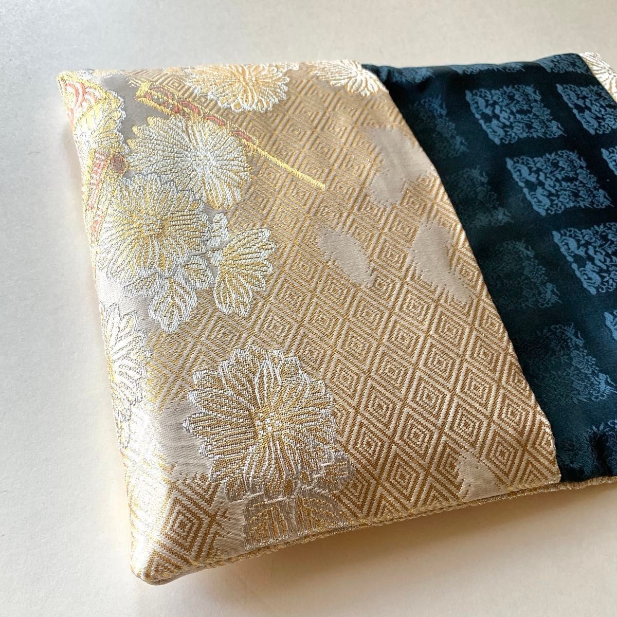 [Used] Kiryu Chest Woven Goshuincho Pouch Bag Clutch JAPANese Textile From JAPAN