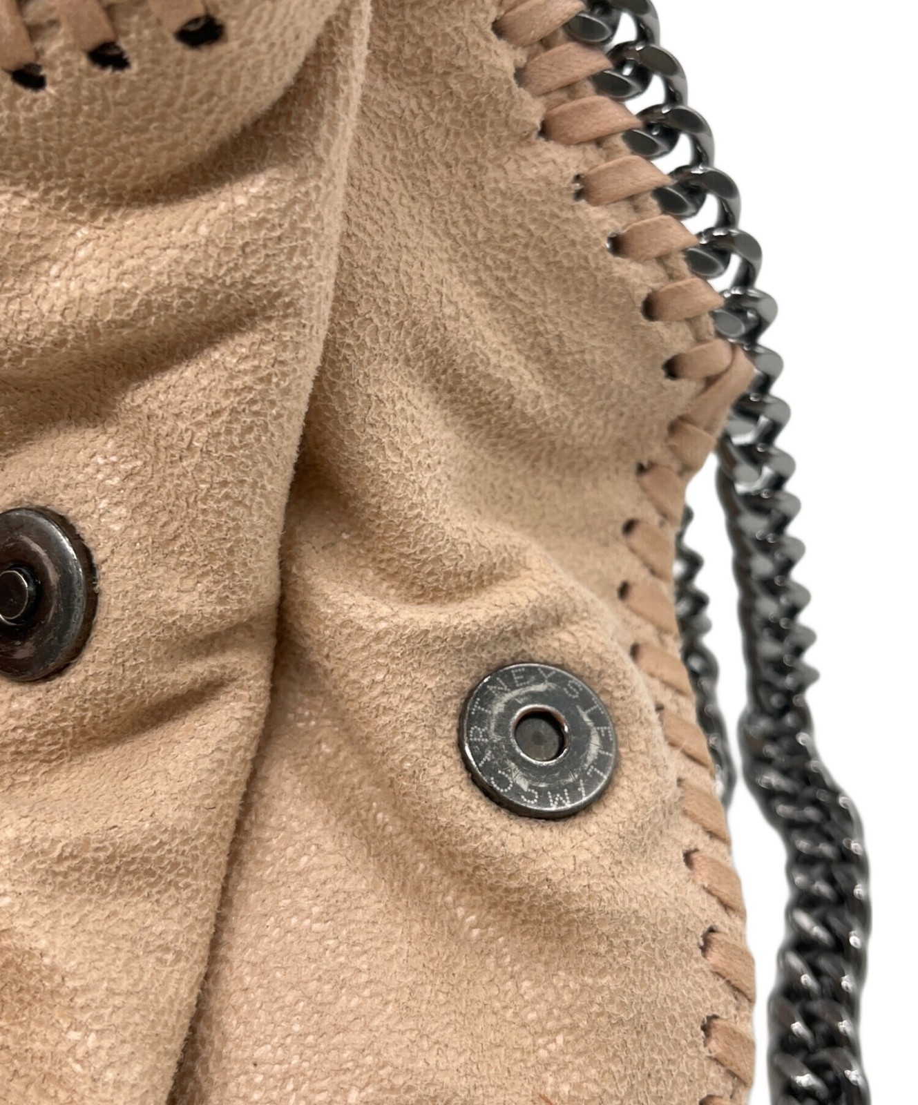 STELLA MCCARTNEY Tote bag Falabella Tiny Beige Authentic 7.09 in / 18 cm Japan
