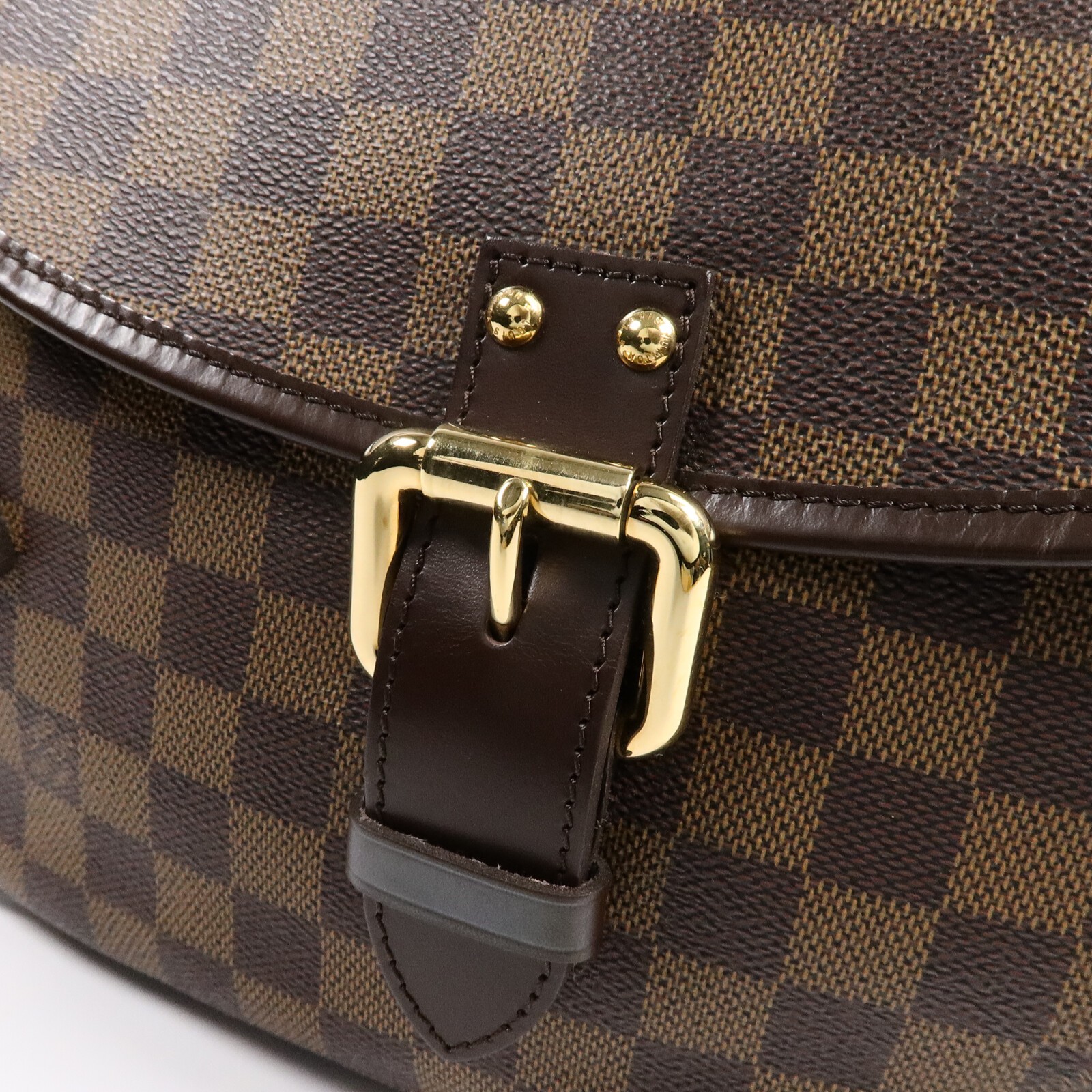 LOUIS VUITTON LV GHW Highbury Shoulder Bag N51200 Damier Brown
