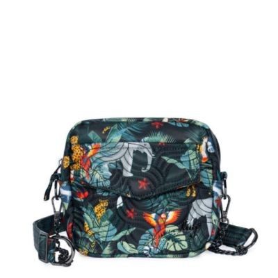 Lug Wildlife Quilted Crossbody Bag – Unisex, Black, Lead & Phthalate Safe