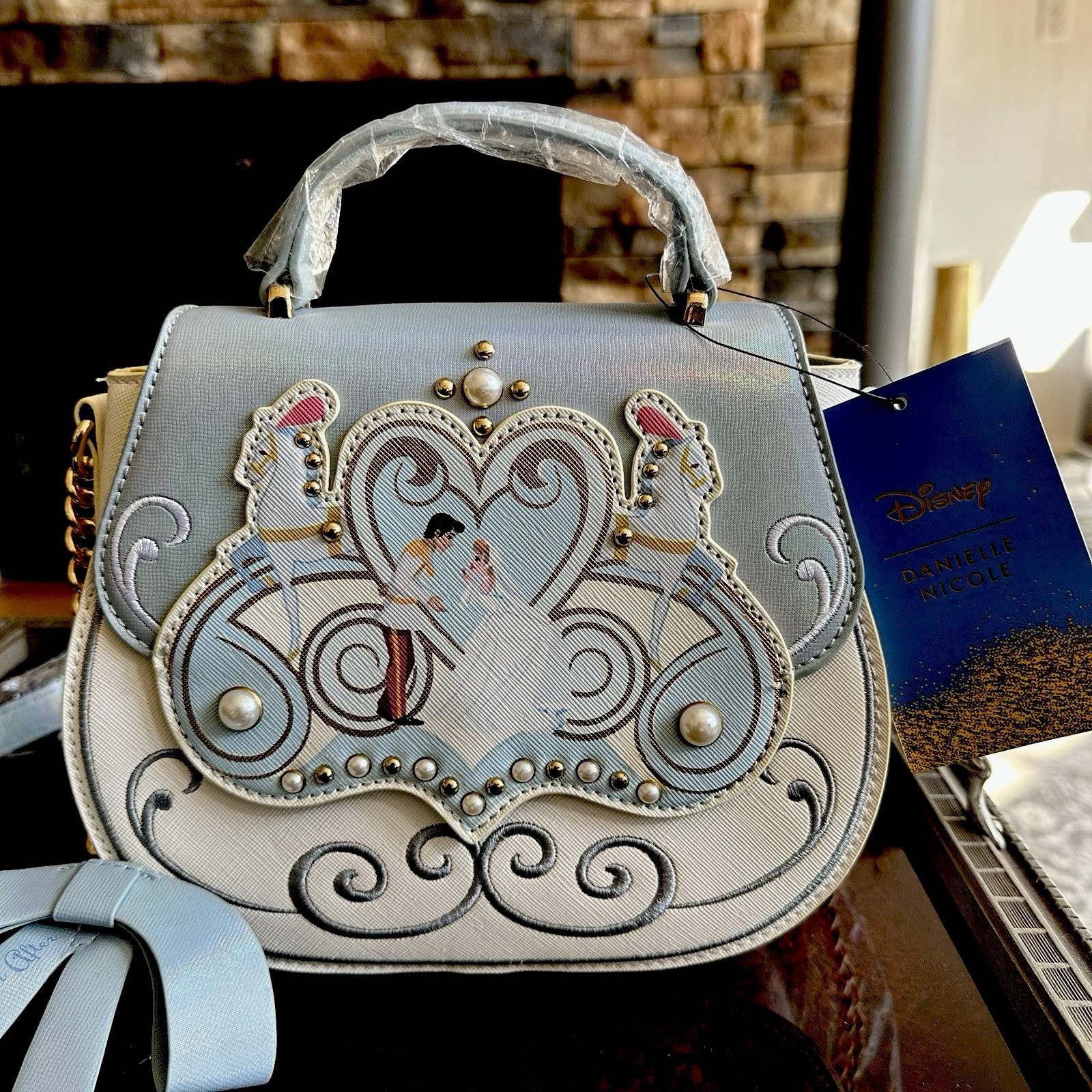 Danielle Nicole For Disney Cinderella and Prince Charming Wedding Day Purse
