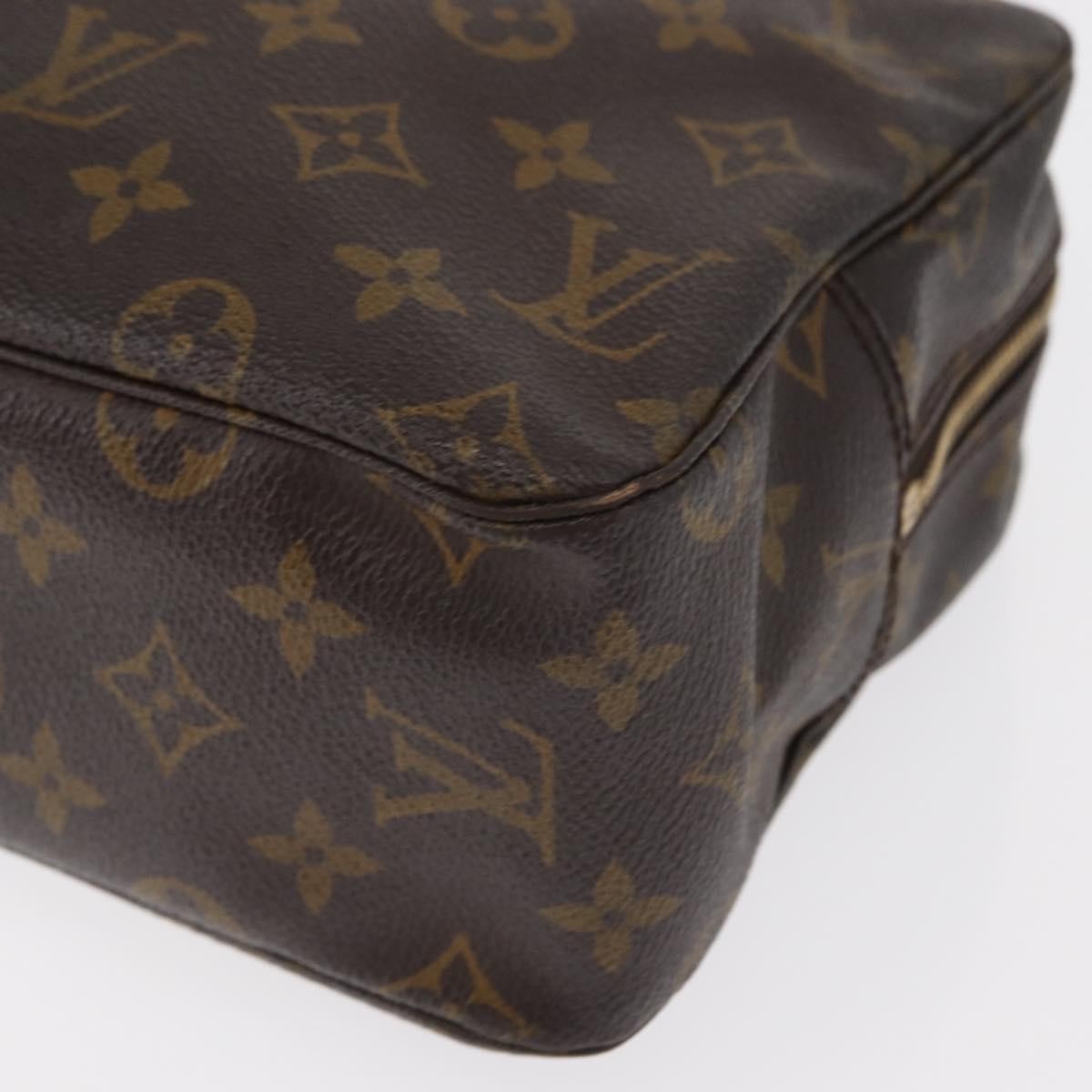 LOUIS VUITTON Monogram Trousse Toilette 28 Clutch Bag M47522 LV Auth 161479
