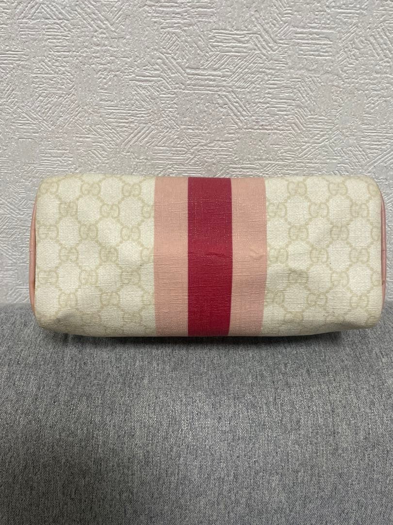 GUCCI Mini Boston Bag Joy Line GG Pattern vintage fashion women traveling rare