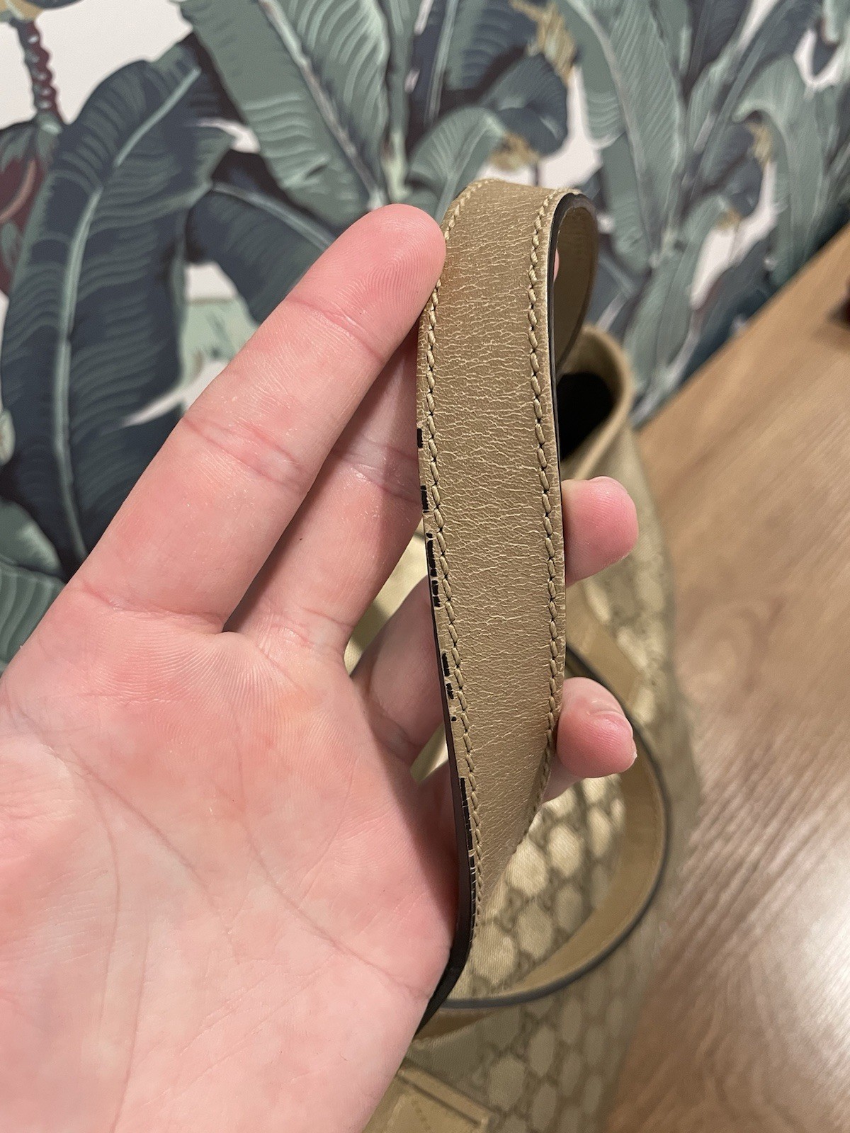 Gucci GG Gold Imprime Supreme Canvas/Leather Tote Bag