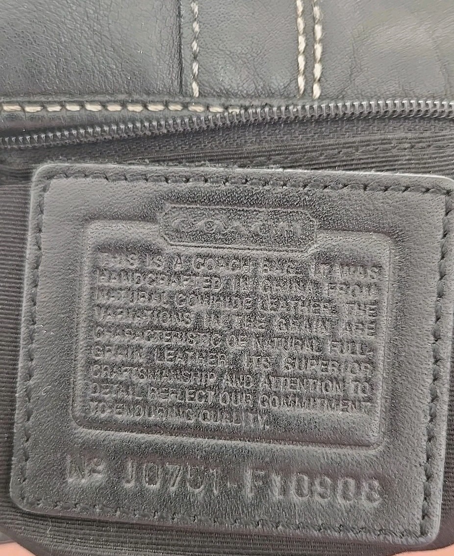 Coach Black Leather Y2K Soho Hobo Shoulder Bag Purse J0751-F10908 custom strap