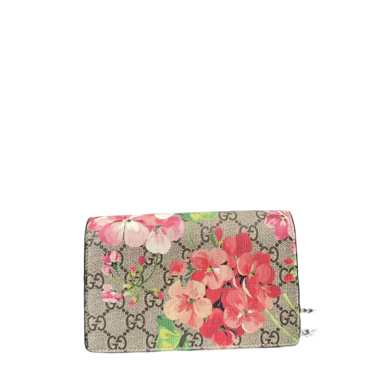 Gucci Flora Mini Dionysus Chain Wallet Gg Supreme Monogram (pp071526a1r)