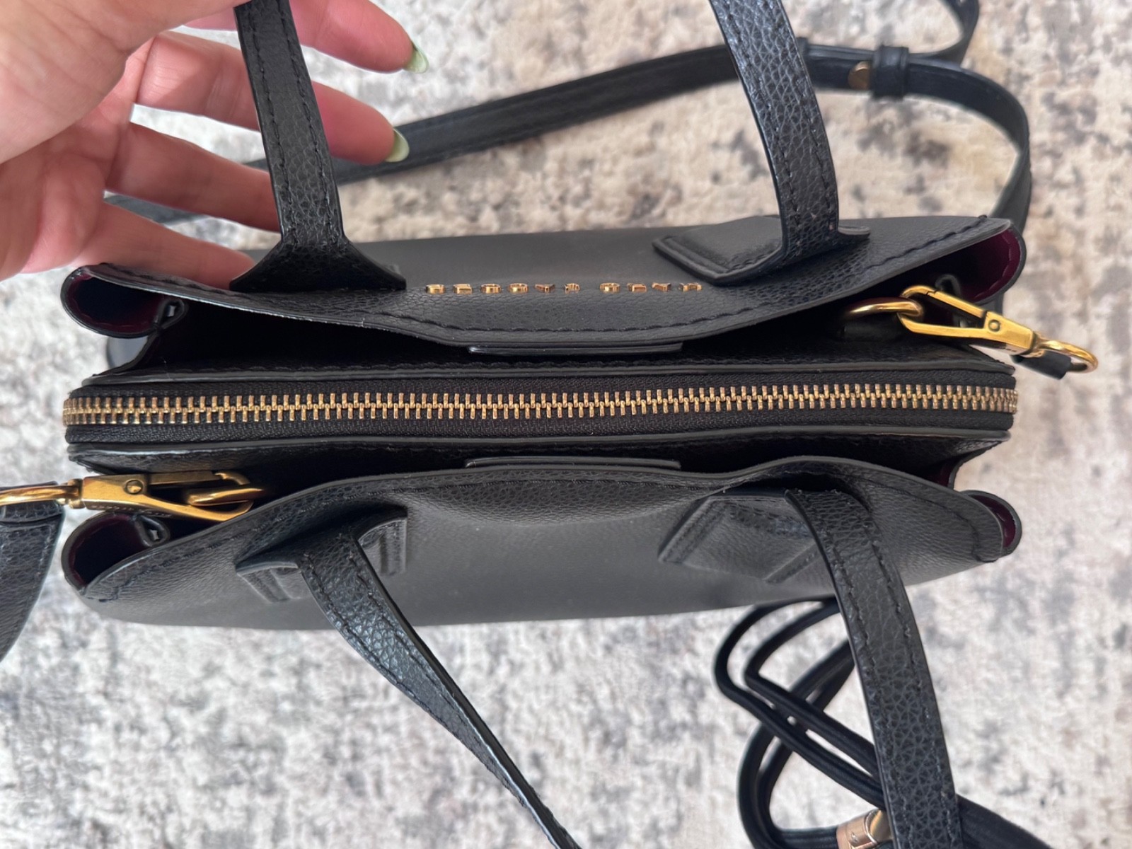 Marc Jacobs leather handbag – The Editor 29’ Black